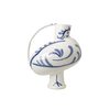 Pablo Pitcher, White w/ Blue Decor