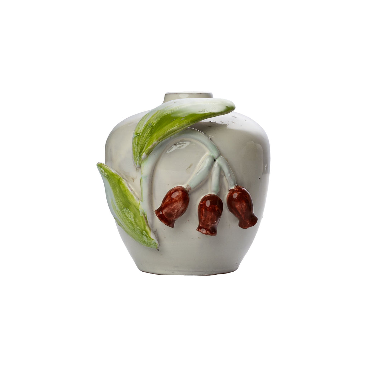 Small Vase with Red Tulips