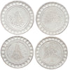 Canape Plates Assorted Set/4