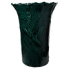 Textured  Vase, Large, Emerald Green