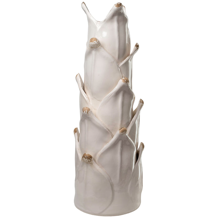 White Artichoke Vase