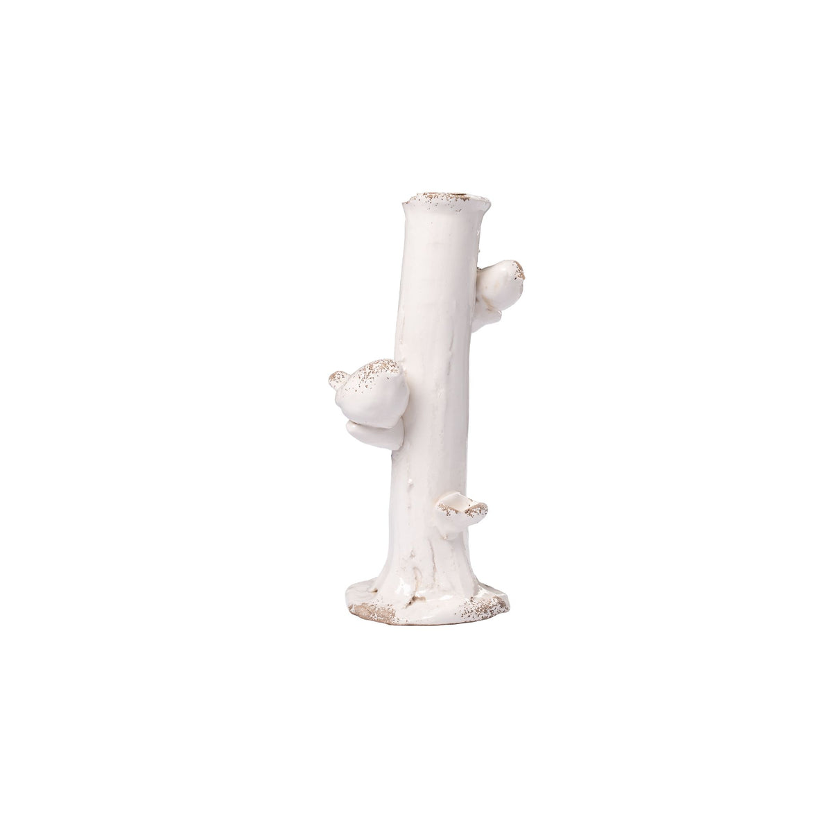 White Vase With Bird