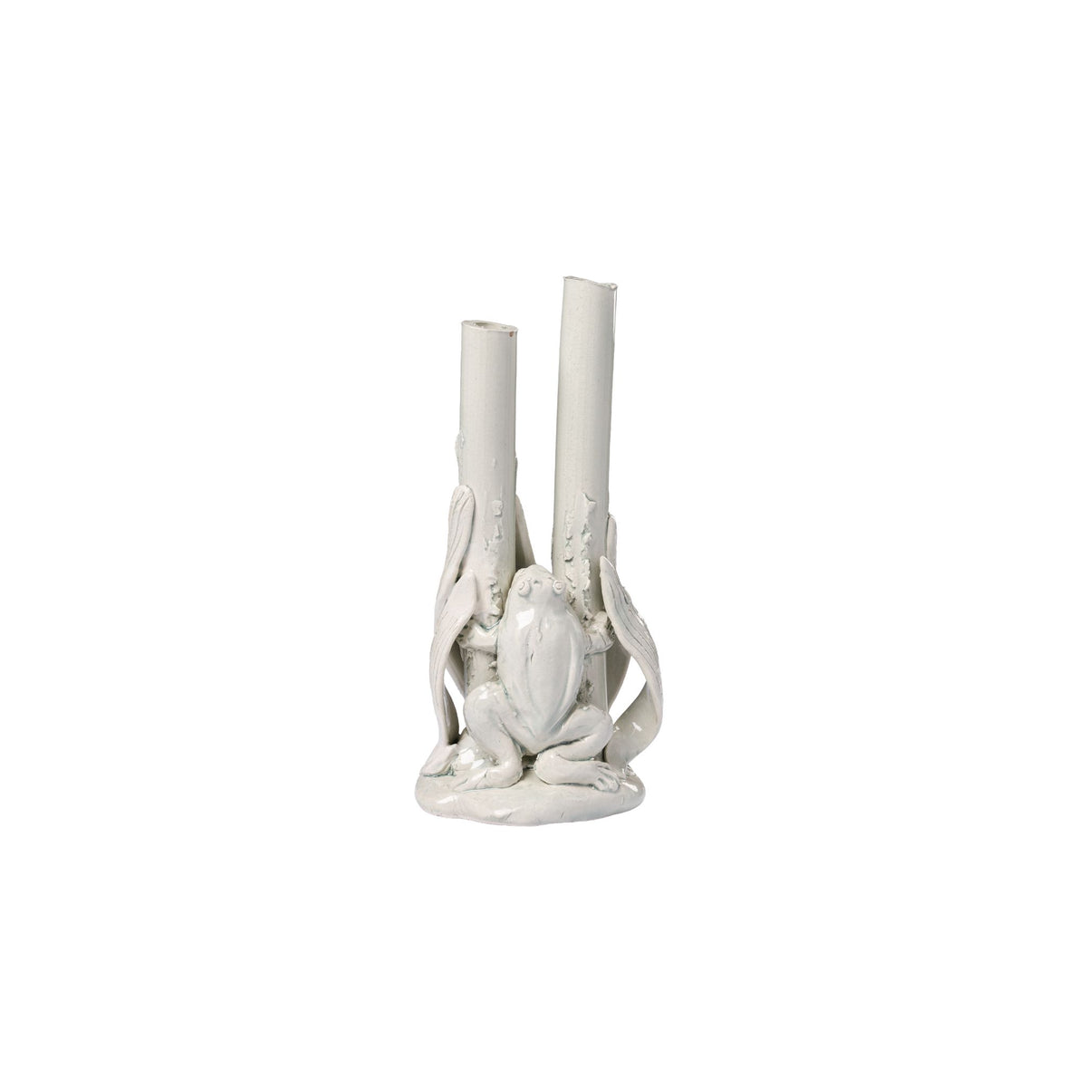 Celadon Tulipiere with Frog