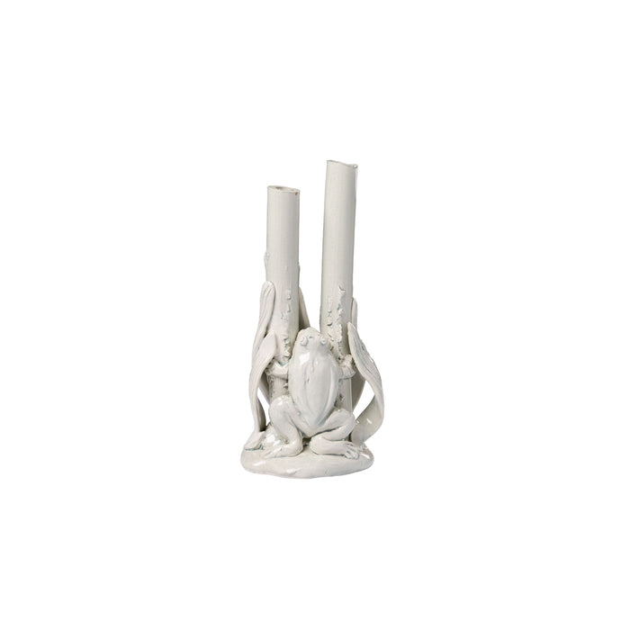Celadon Tulipiere with Frog