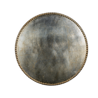 Round Placemat, Antique Silver
