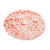 Taverna Speckled Dinner Plate, Red/White