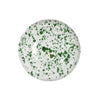 Taverna Speckled Dessert Plate, Green/White