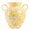 Taverna Speckled Two Handled Jug, Yellow/White