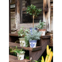 Medium Green Thumbprint Pot