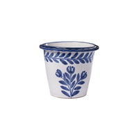 Medium Blue Thumbprint Pot