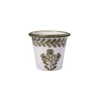 Medium Green Thumbprint Pot