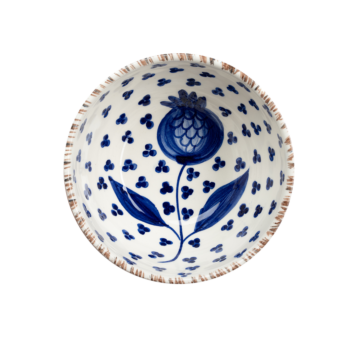 Casa Nuno Bowl, Blue Pomegranate