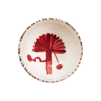 Casa Nuno Bowl, Pink with Palm