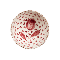 Casa Nuno Bowl, Pink with Pomegranate