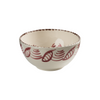 Casa Nuno Bowl, Pink with 3 Flowers