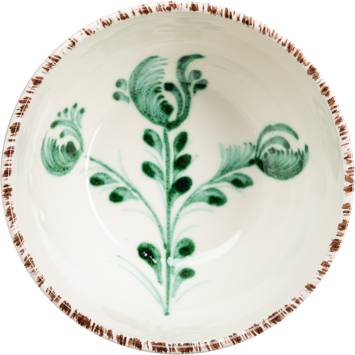 Casa Nuno Bowl, 3 Flowers & Shell