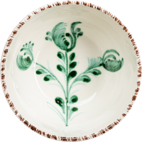 Casa Nuno Bowl, 3 Flowers & Shell