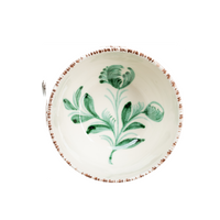Casa Nuno Bowl, Green Waves & Flowers