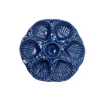 NOLA Oyster Plate, Cobalt