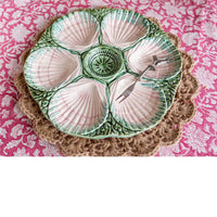 Cotswolds Jute Placemat, With Natural Scalloped Edge