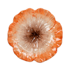 Elisabetta Flower Dinner Plate, Orange