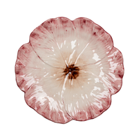 Elisabetta Flower Dinner Plate, Pink