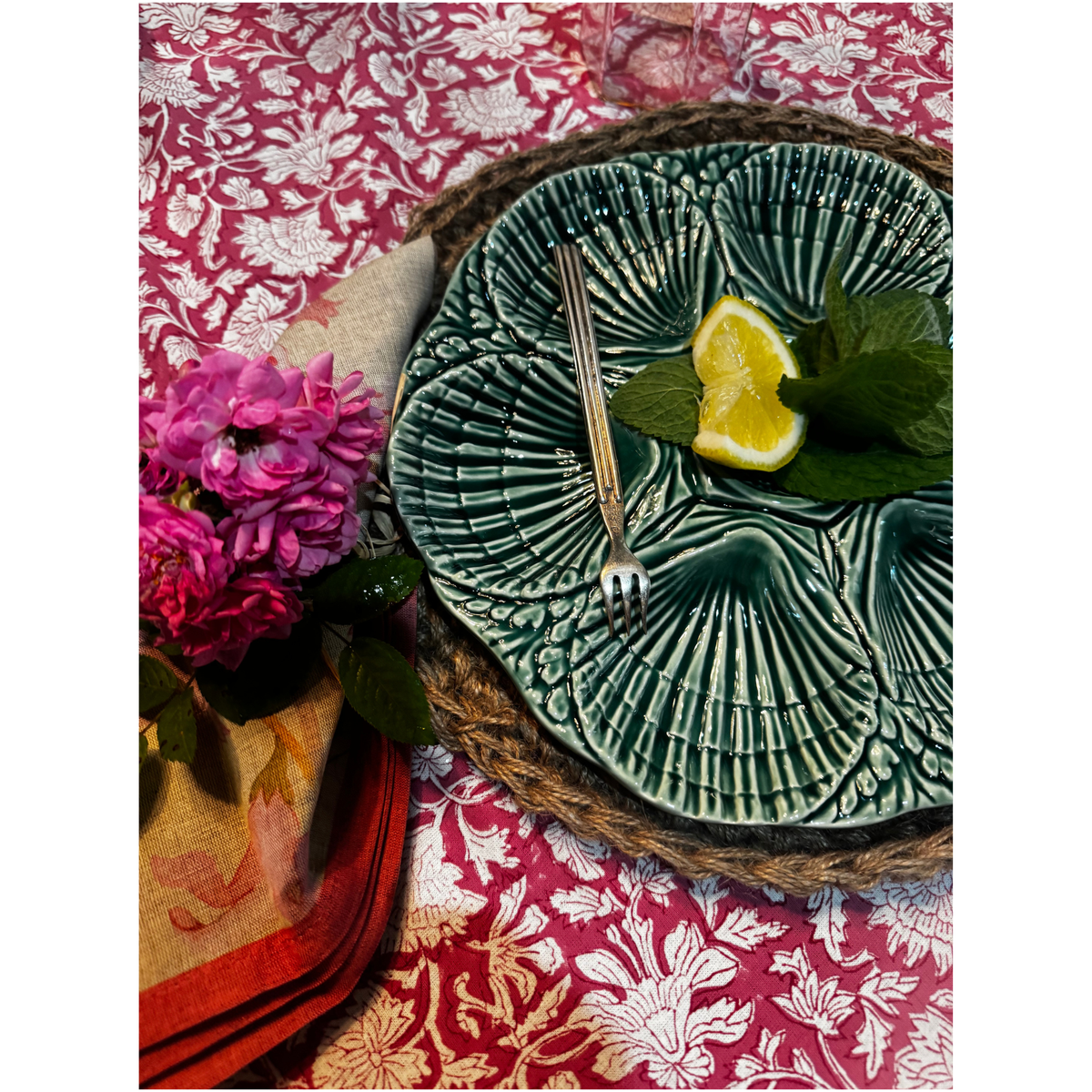 NOLA Oyster Plate, Green