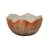 Elisabetta Flower Cereal Bowl, Orange