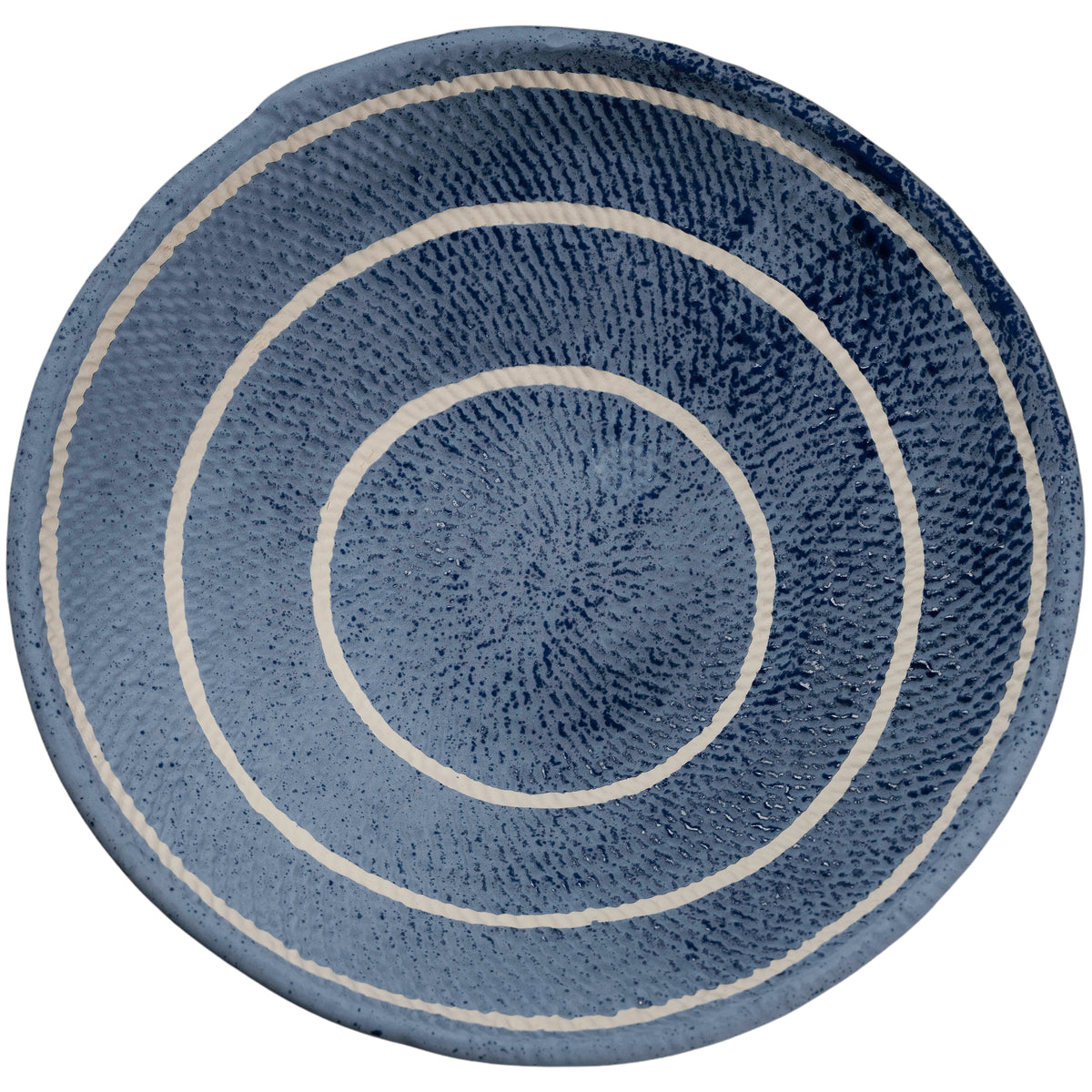 Plate, Blue Organic Basket