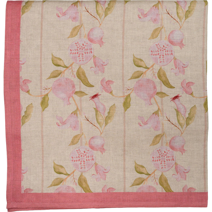 Pink & Green Pomegranate Tablecloth