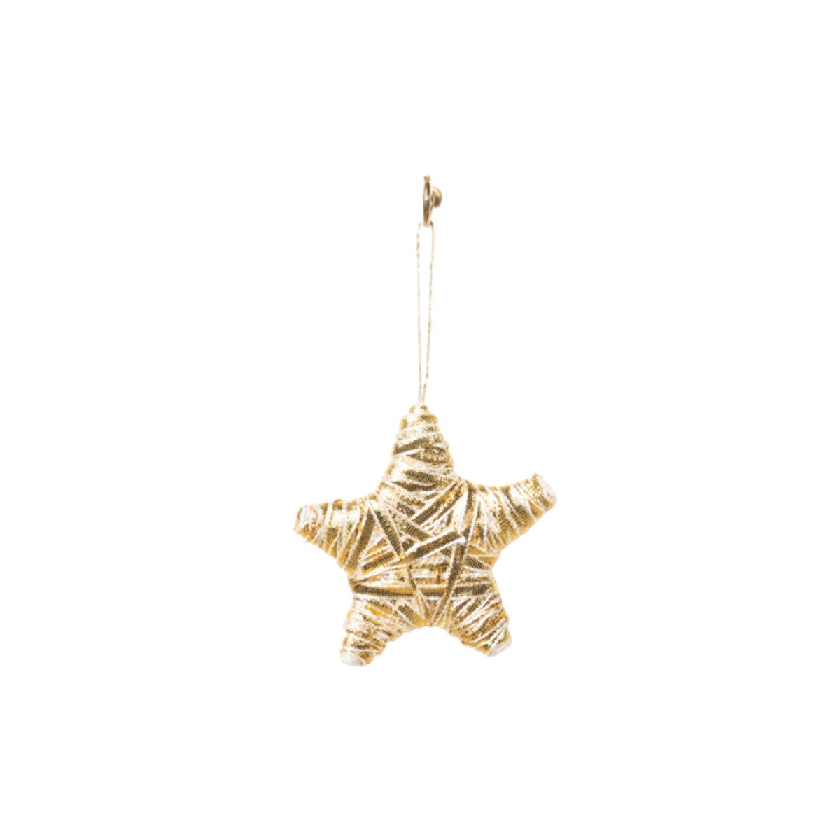 Kantha Gold Star Ornament