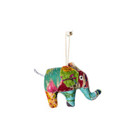 Kantha Elephant Ornament