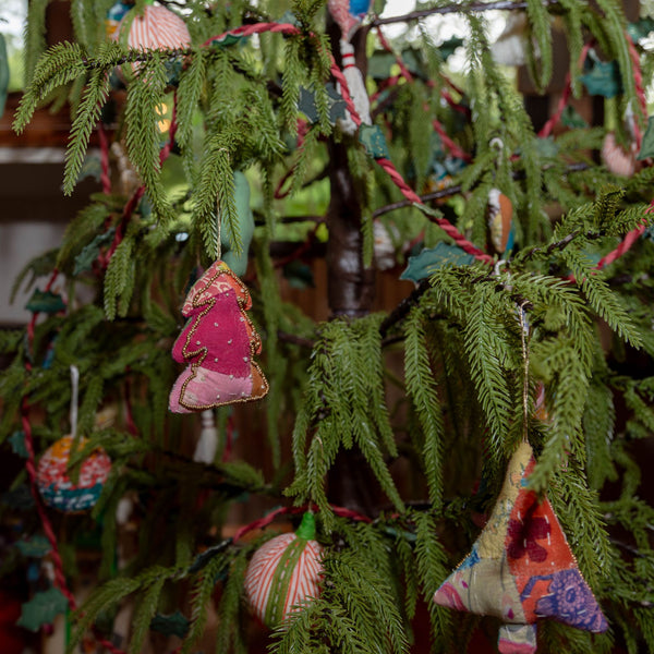 Kantha Ball Ornament