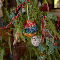 Kantha Rope Ball Ornament
