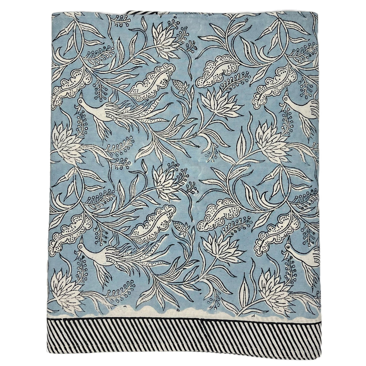 Cabana Tablecloth, Flowers and Feathers