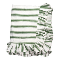 Cotswold Tablecloth, Green & White