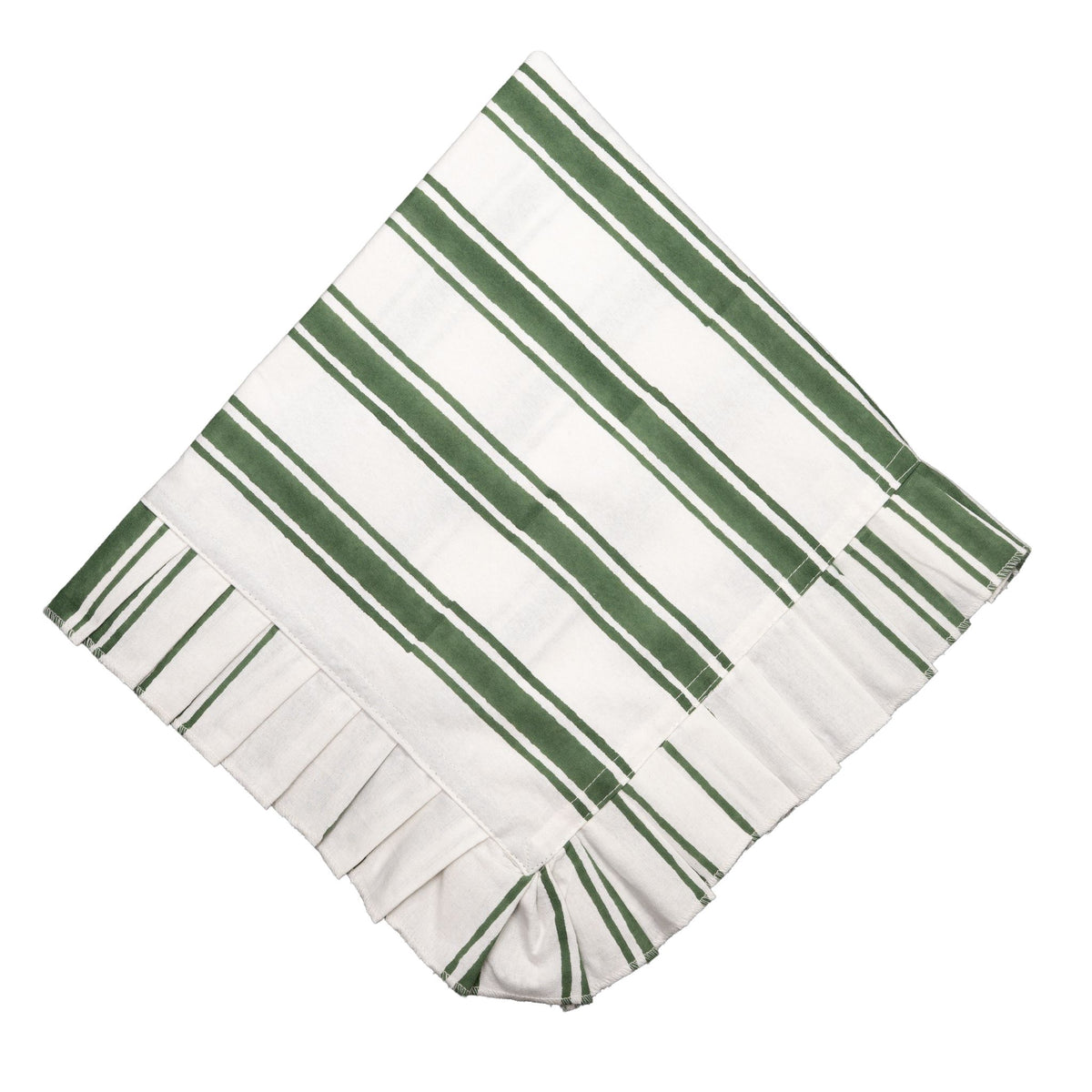 Cotswold Napkin, Green & White