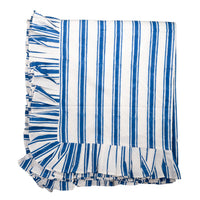 Cotswold Tablecloth, Blue & White Stripe