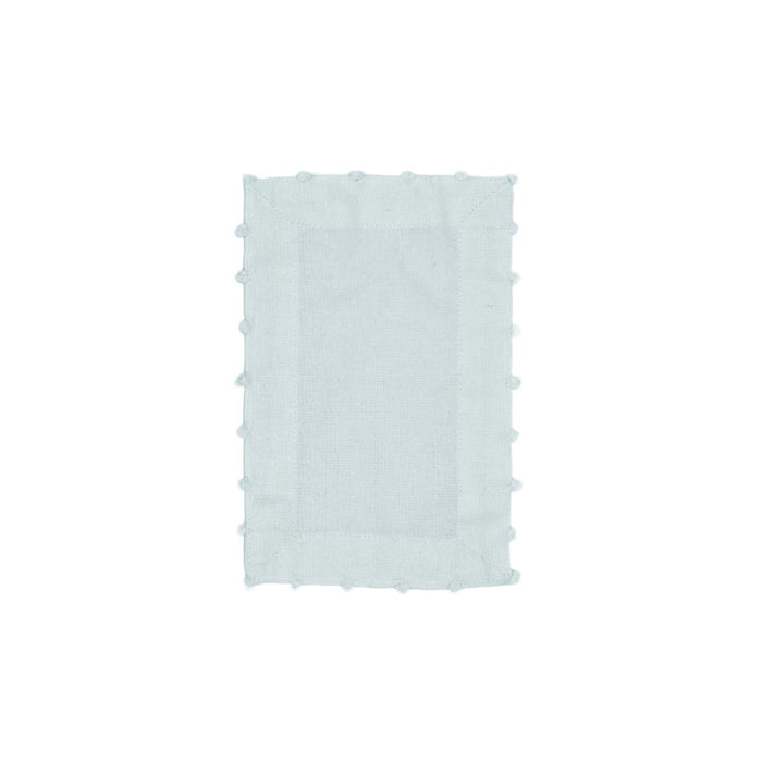 Cocktail Napkin, White Pom-Pom, Set of 8