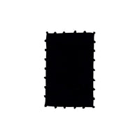 Cocktail Napkin, Black Pom-Pom