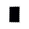 Cocktail Napkin, Black Pom-Pom