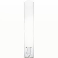 2-Piece Candleholder w/ Cylinder, Clear
