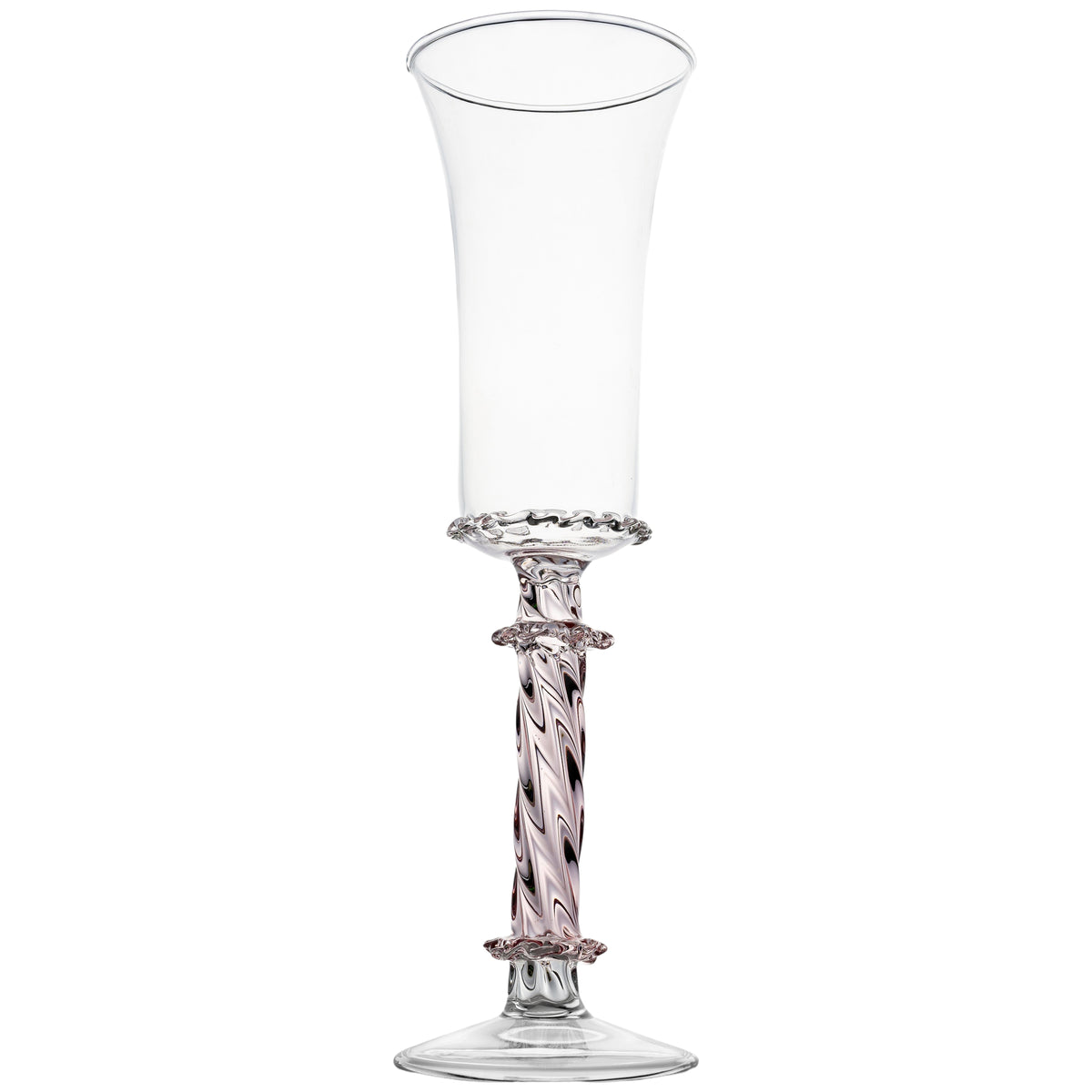 Ophelia Champagne Flute, Pink