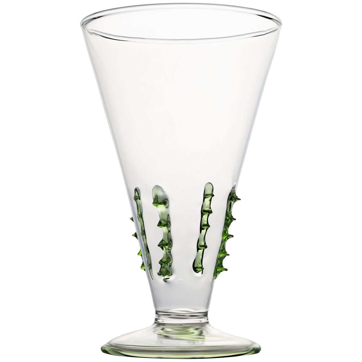 Ophelia Water Glass, Green