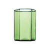 Hampton Hexagon Tumbler, Green with Blue Rim