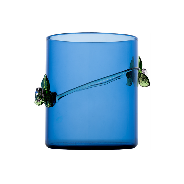 Blue Tumber with Rope & Flowers