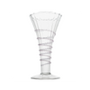 Miss Ruby Optic Bud Vase with Pink Swirl Rope