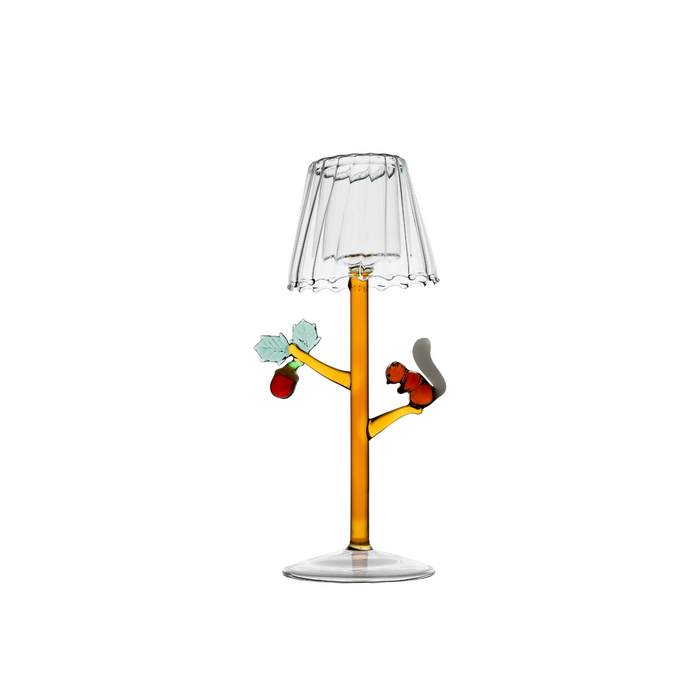 Firefly Tealight with Squirrel & Acorn
