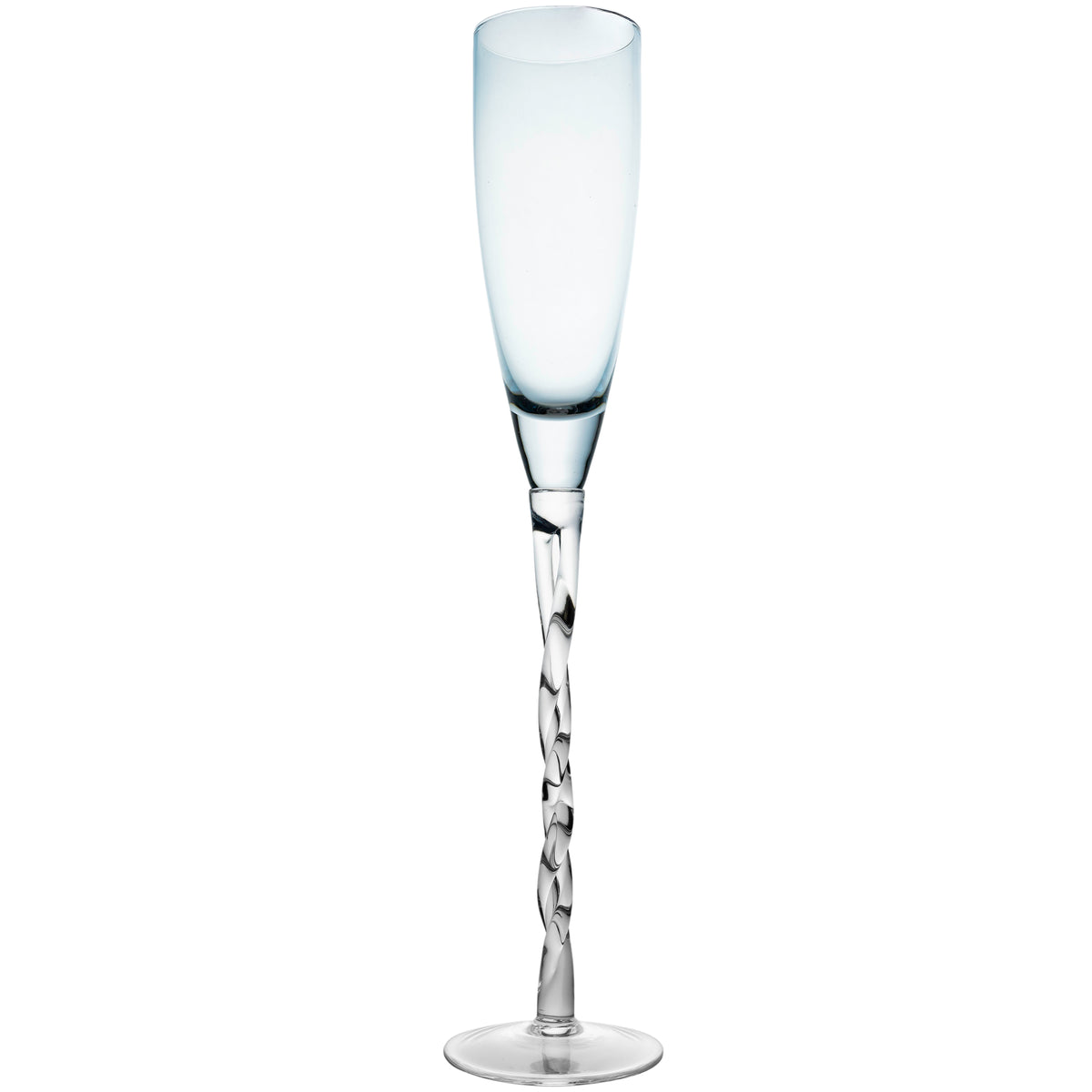 Adriana Champagne Glass, Blue