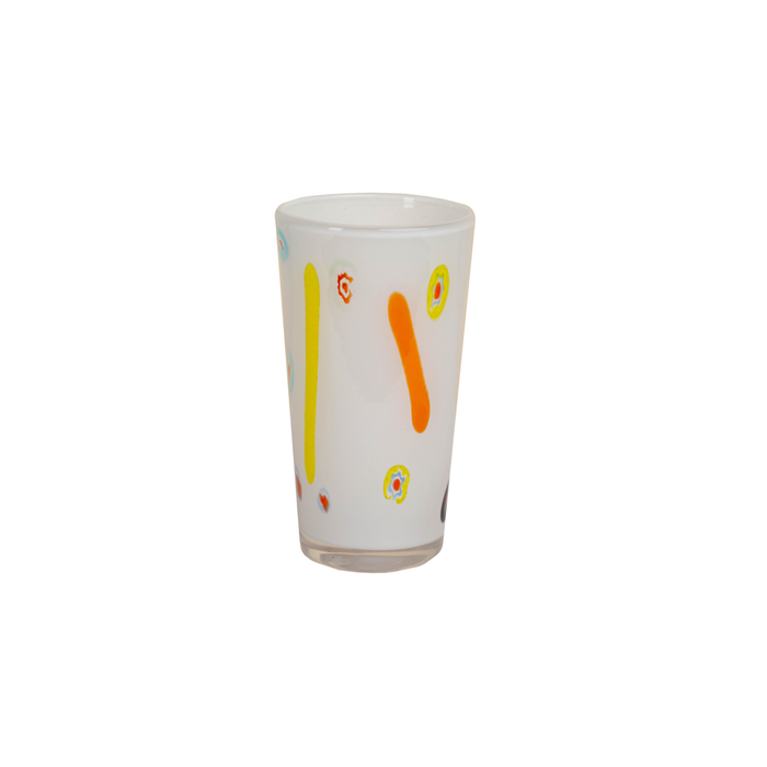 Torcello Millefiori /Stripes Hiball, White